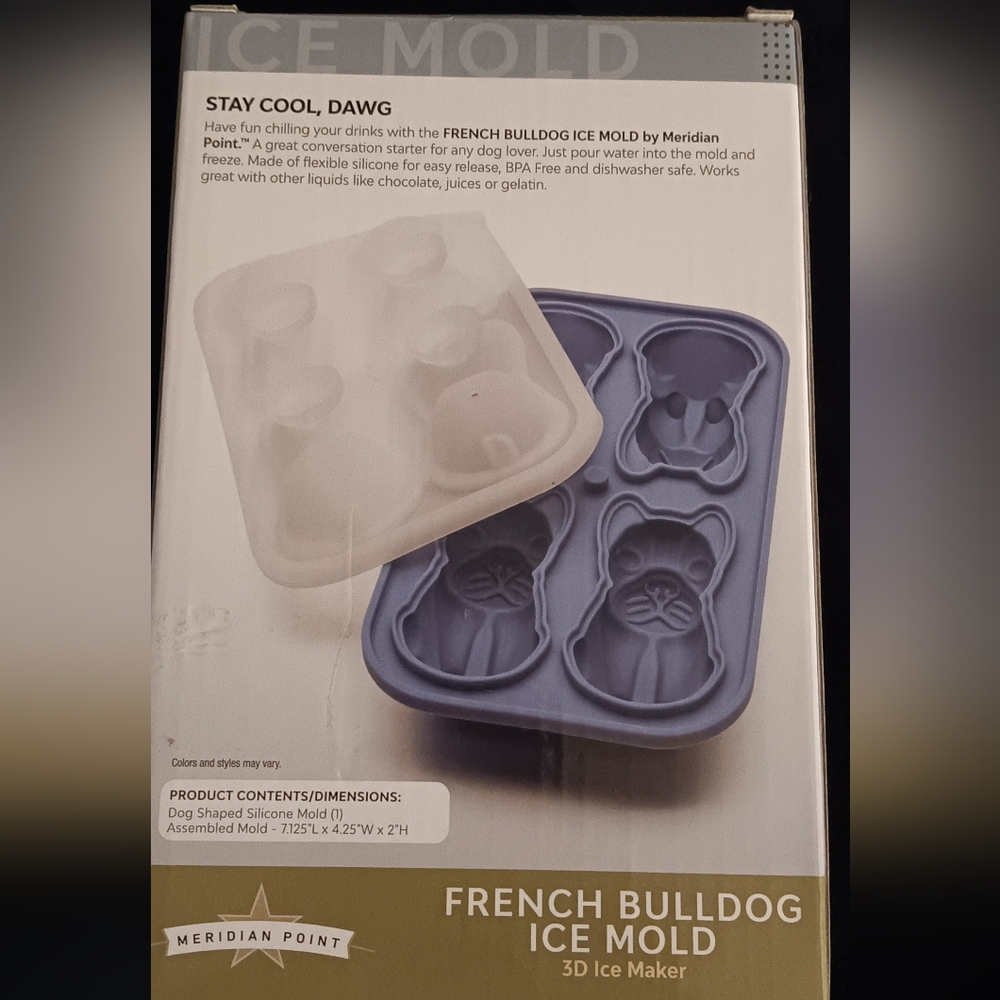 French Bulldog Ice Mold 3D Ice Maker - Picture 3 of 3